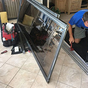 sliding glass door frame repair Wekiwa Springs